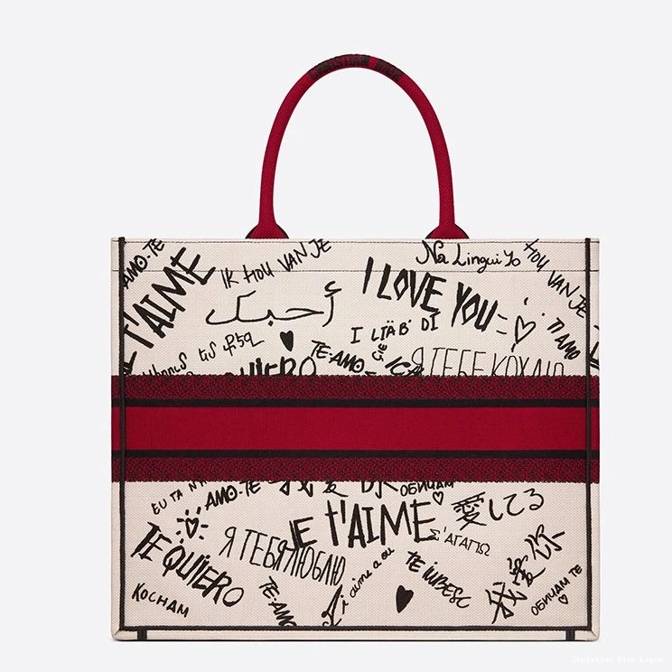 Cheap Tote Book Blue Motif Dior Dots Canvas 0810 Luxury